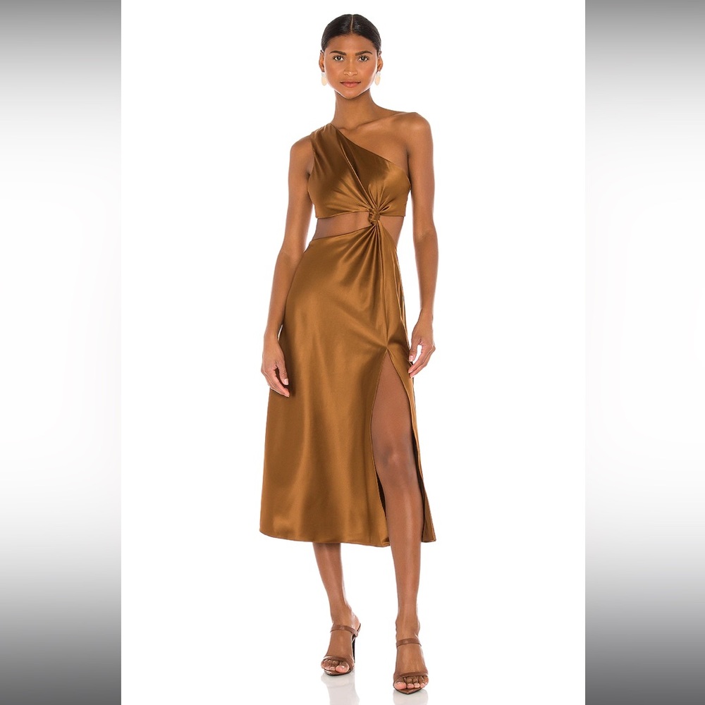 Imani Dress in Brown